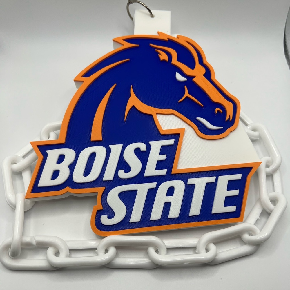 Boise State Fan Chain Necklace